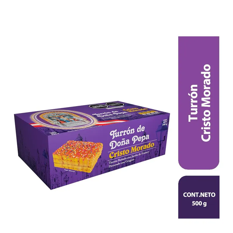 CRISTO MORADO - Turrón Cristo Morado 500 g