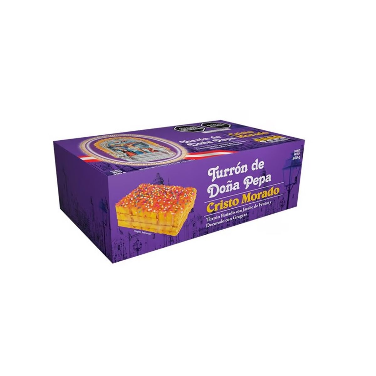 CRISTO MORADO - Turrón Cristo Morado 500 g