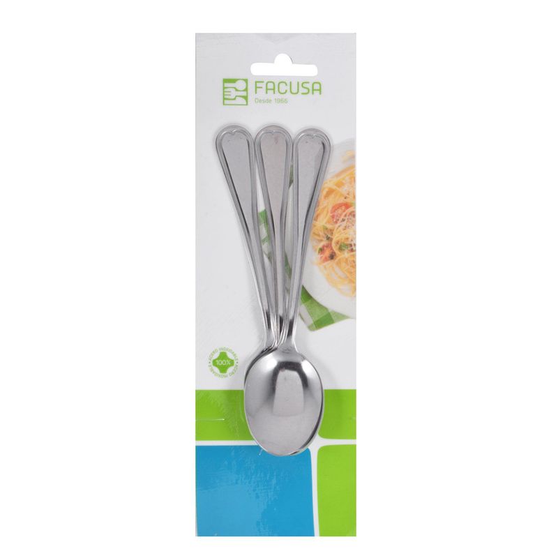 FACUSA - Set de Cucharas x 3 Piezas Modelo 460