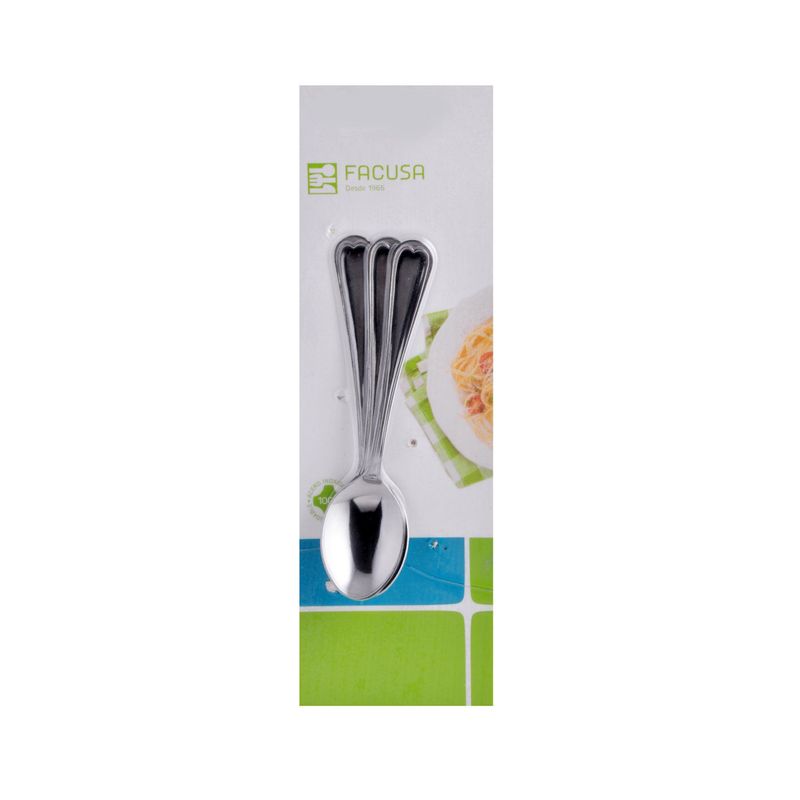 FACUSA - Set De Cucharitas Modelo 460 3 Pzas