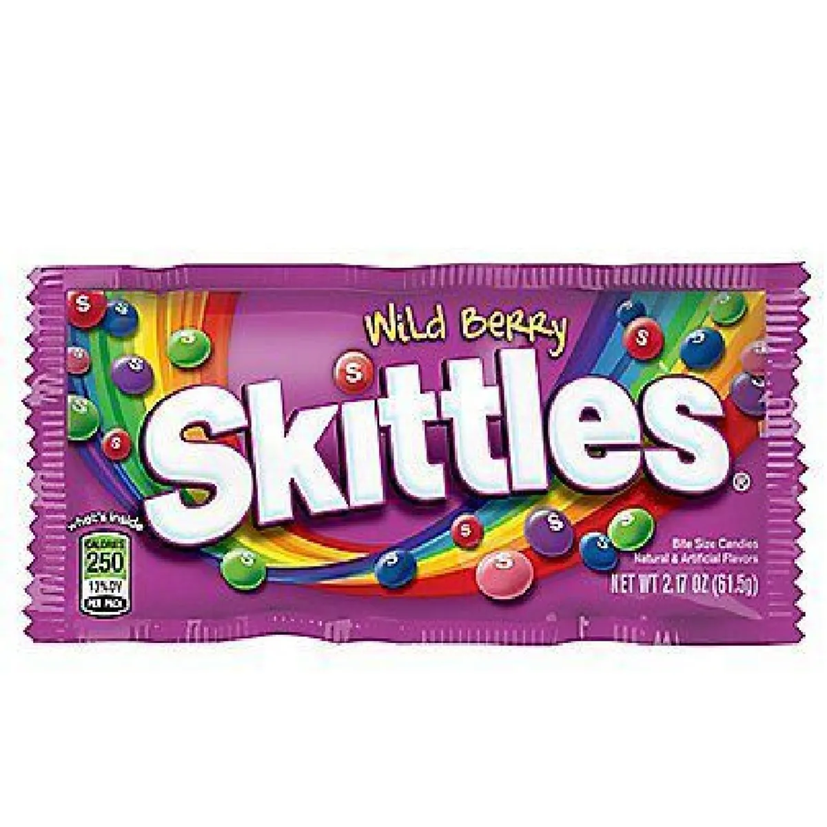 SKITTLES - Caramelos Masticables Skittles Sabor Wild Berry 61.5 g
