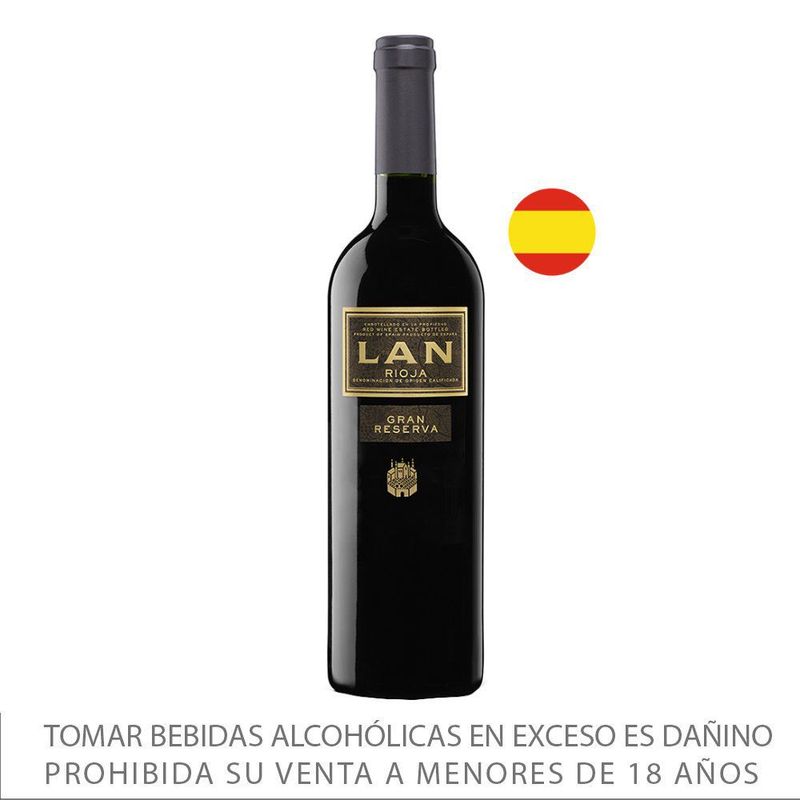 LAN - Vino Lan Tinto Gran Reserva Botella 750 mL