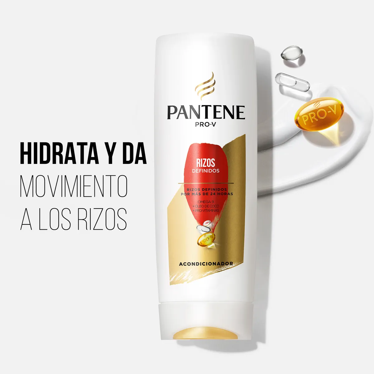 PANTENE - Acondicionador Pantene Rizos Definidos Botella 400 mL