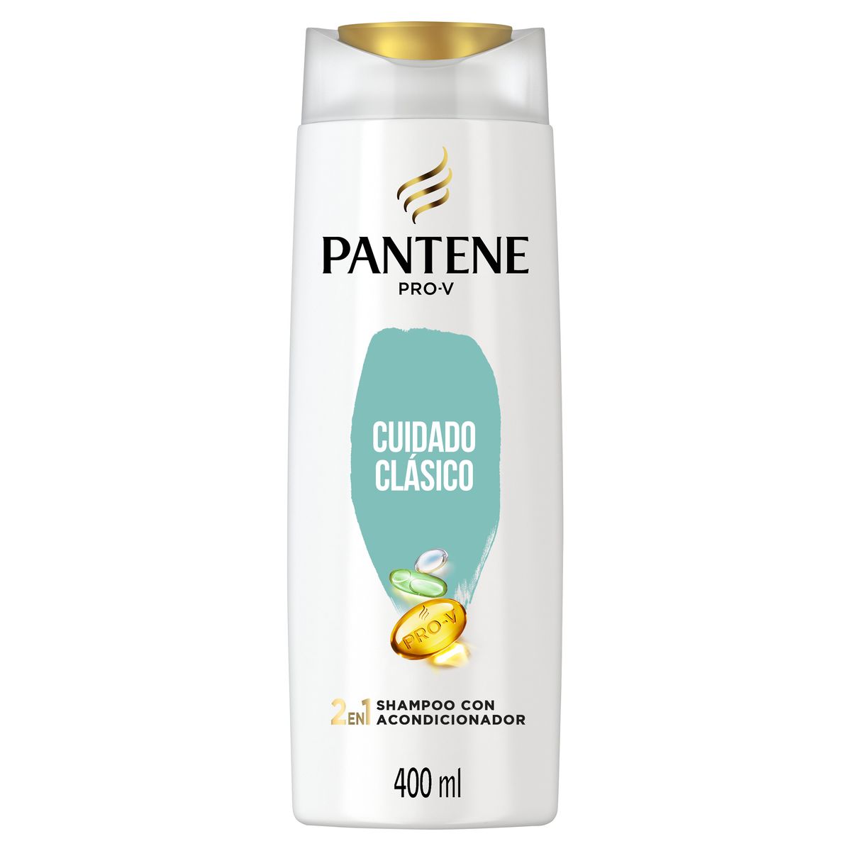 PANTENE - Shampoo 2 en 1 Pantene Cuidado Clásico Botella 400 mL