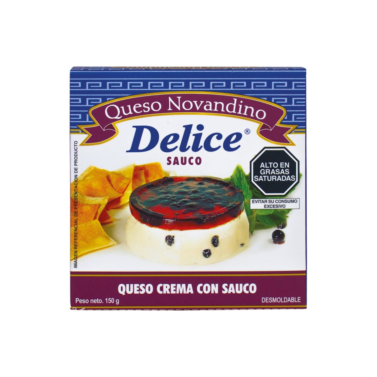 DELICE - Queso Novoandino Delice Sauco Empaque 150 g