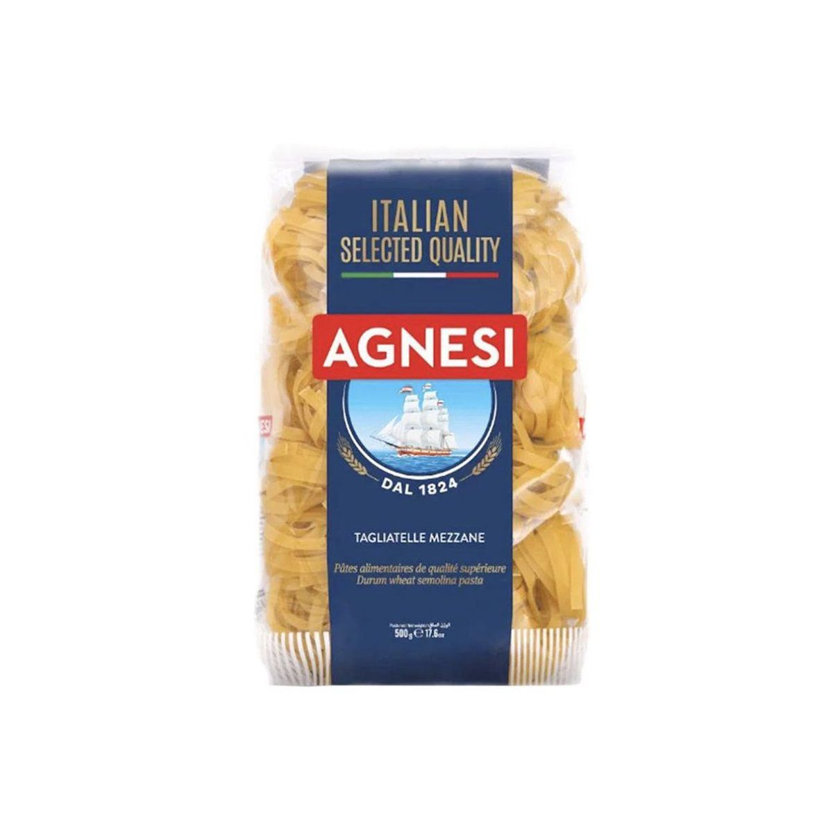 AGNESI - Fideo Tagliatelle Mezzane Agnesi Bolsa 500 g