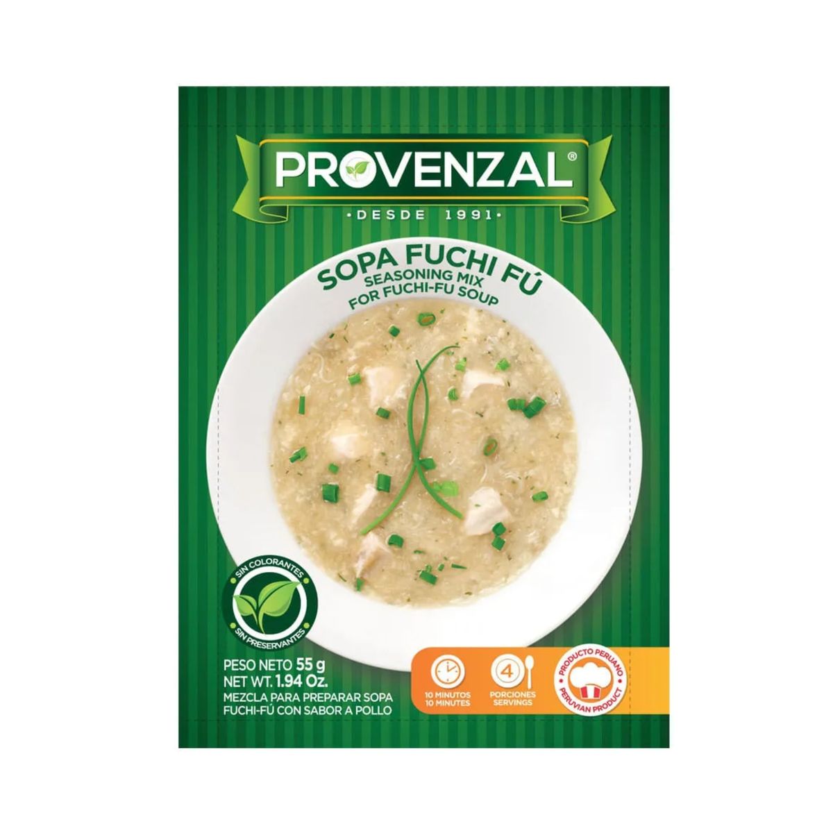 PROVENZAL - Sopa Fuchí Fú Sabor a Pollo Provenzal Caja 55 g