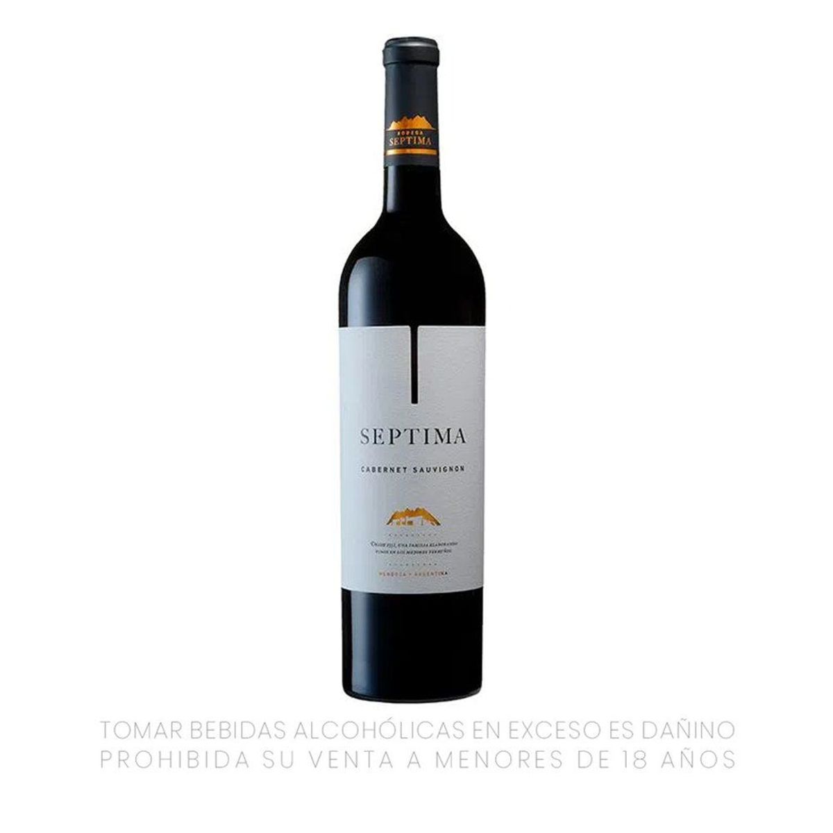 SEPTIMA - Vino Tinto Séptima Cabernet Sauvignon Botella 750 mL