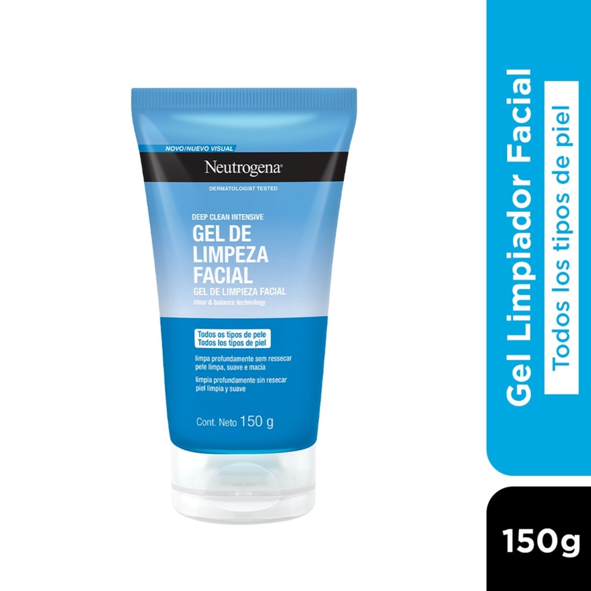 NEUTROGENA - Gel Facial Neutrogena Deep Clean Intensive Envase 150 mL