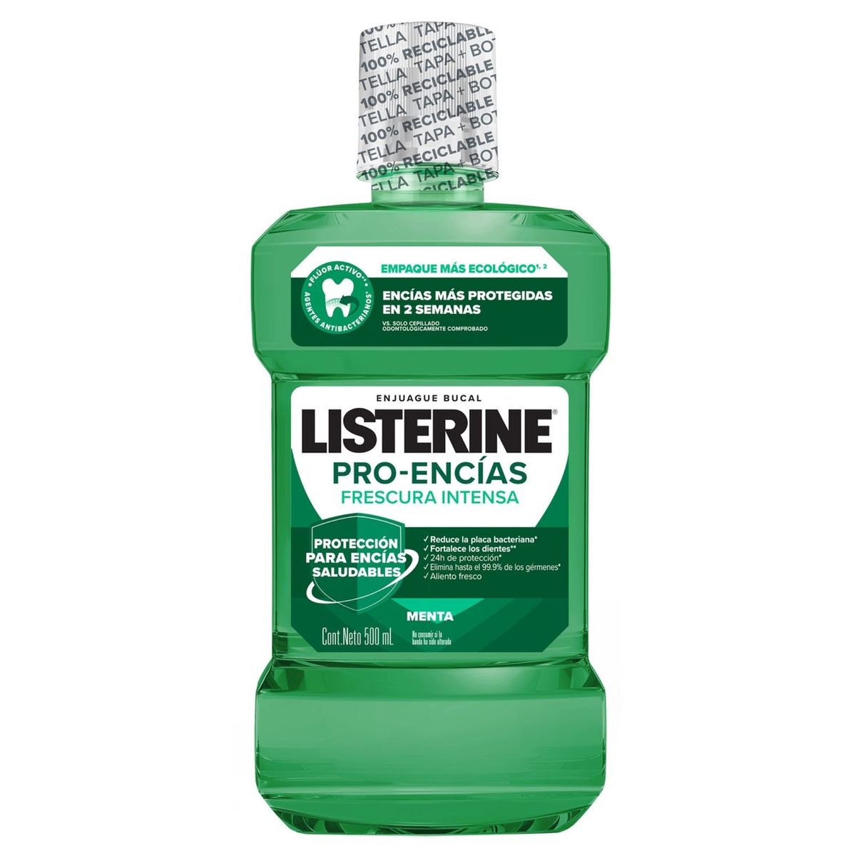LISTERINE - Enjuague Bucal Listerine Pro Encías Botella 500 mL