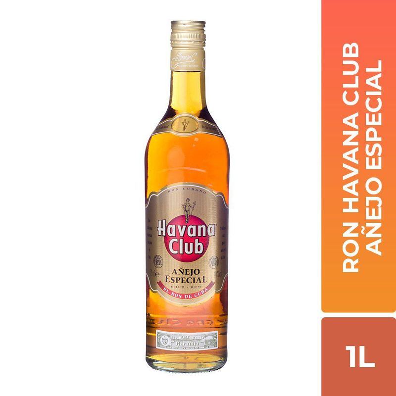 HAVANA CLUB - Ron Havana Club Añejo Especial Botella 1 L