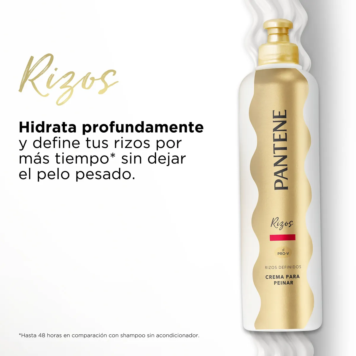 PANTENE - Crema para Peinar Pantene Rizos Botella 300 mL