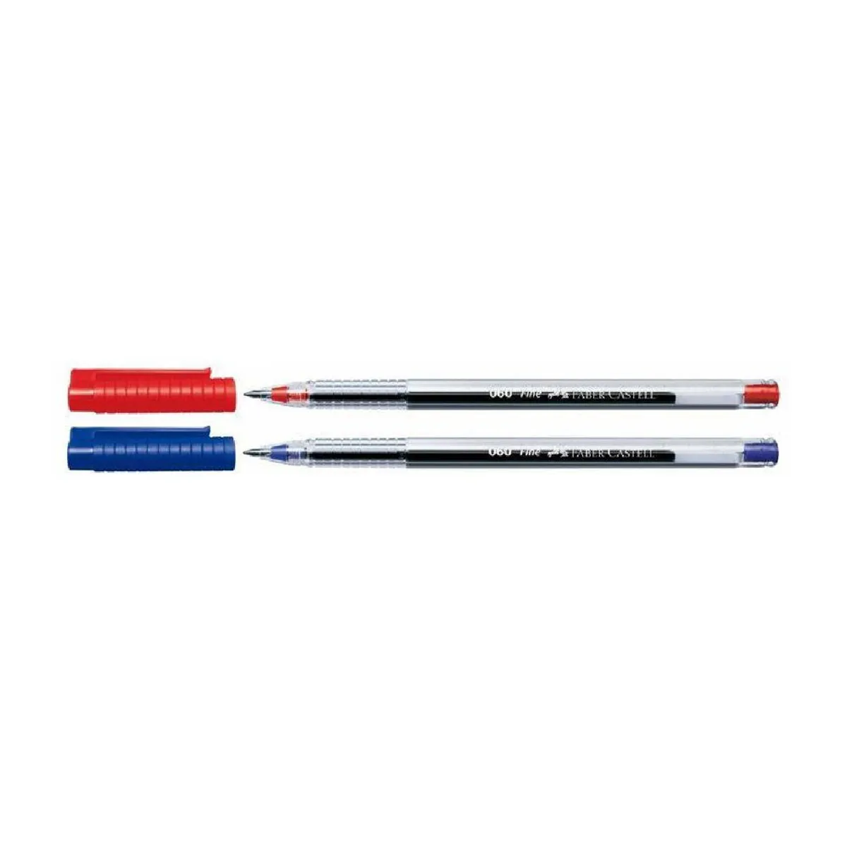 FABER CASTELL - Lapiceros Faber Castell 060 Color Azul + Rojo Empaque 2 Und