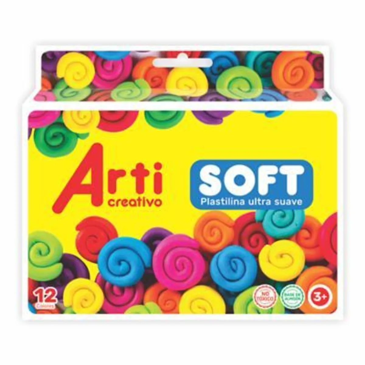 ARTI CREATIVO - Plastilina Arti Creativo Jumbo Soft Empaque 12 Und