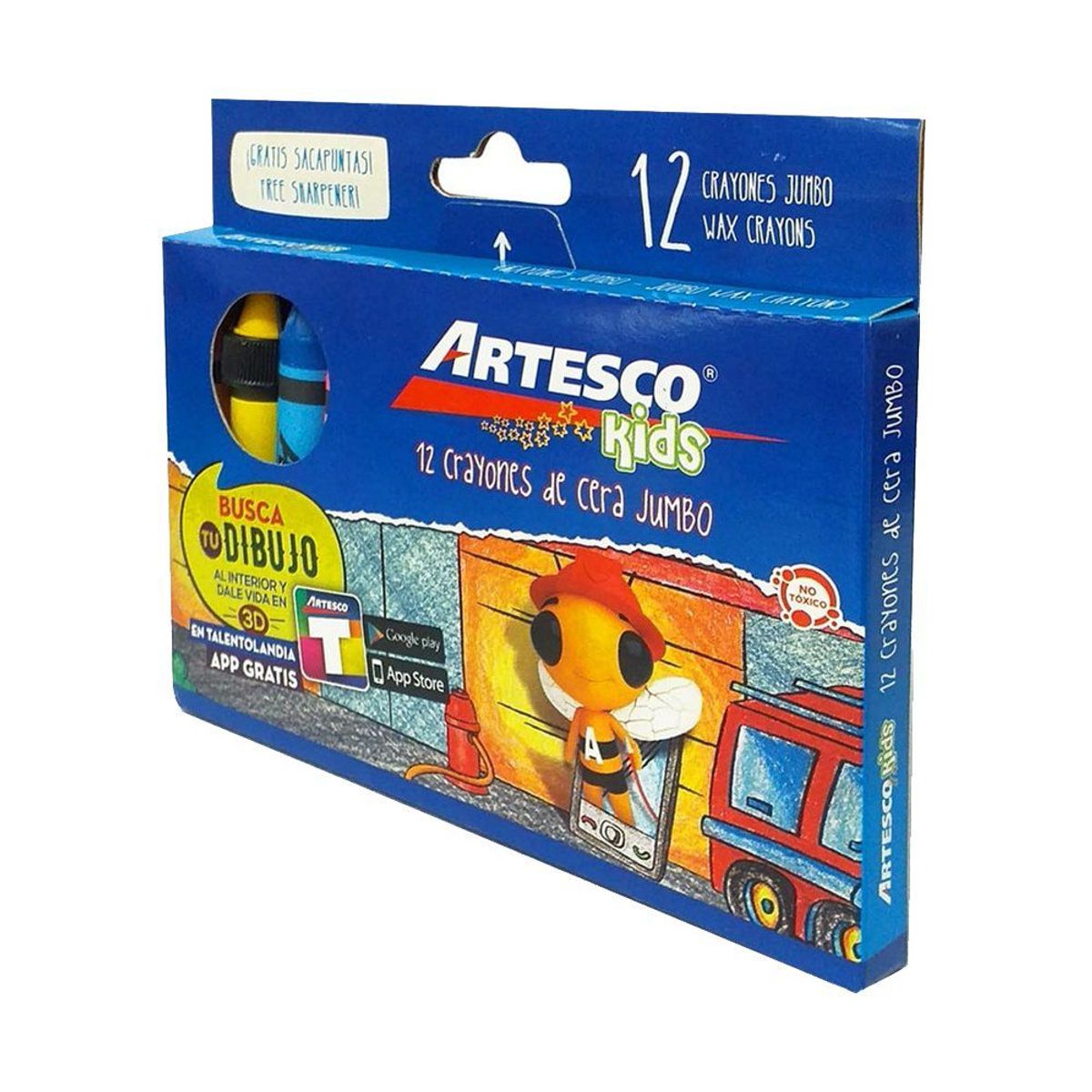 ARTESCO - Crayones Artesco Jumbo Empaque 12 Und