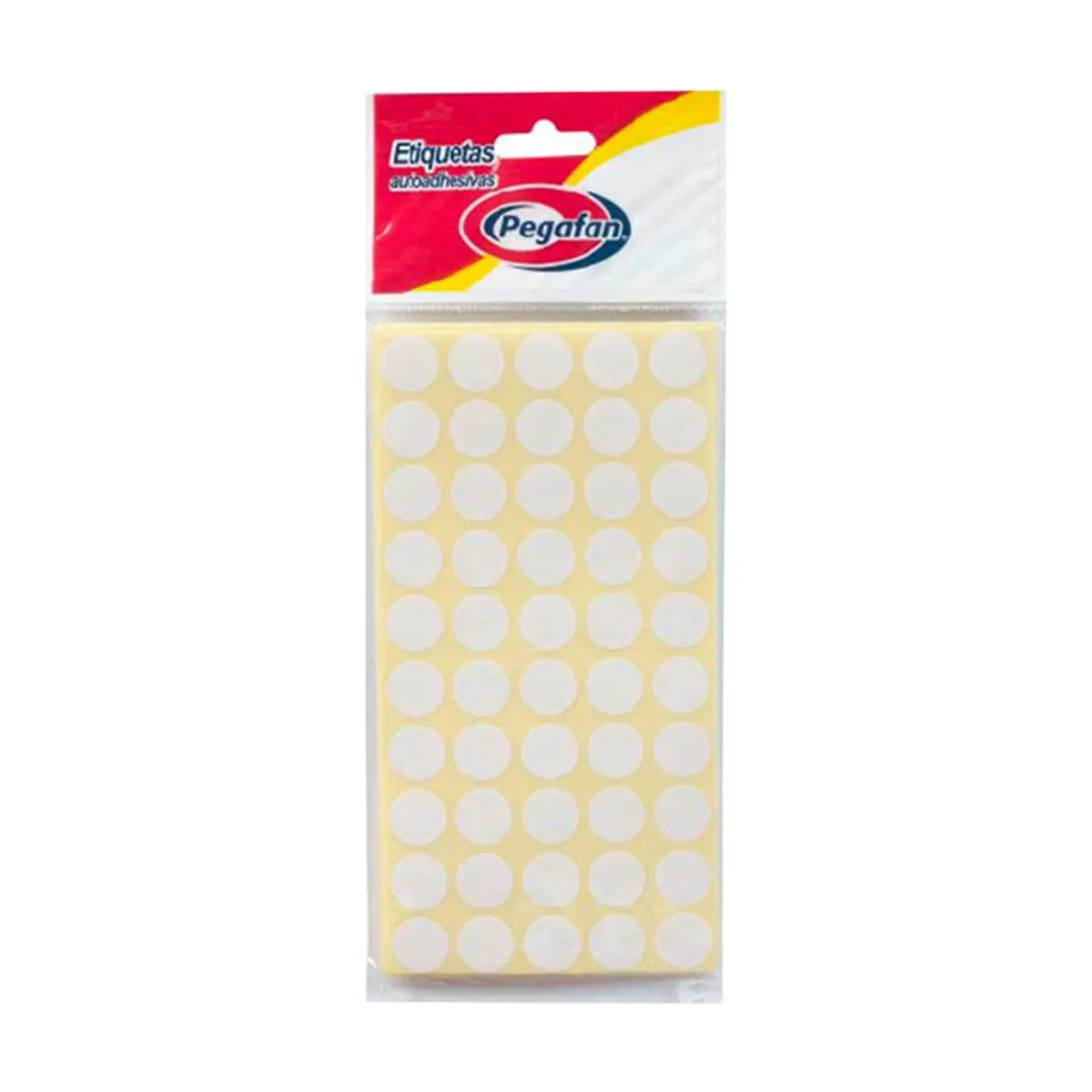 PEGAFAN - Etiquetas Pegafan Circulares Blanco 14mm Bolsa 500 Und