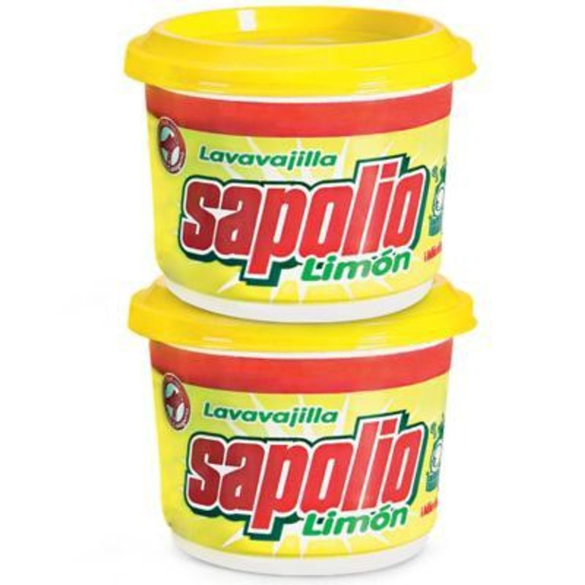 SAPOLIO - Lavavajillas en Pasta Sapolio Limón Pack 2 Und
