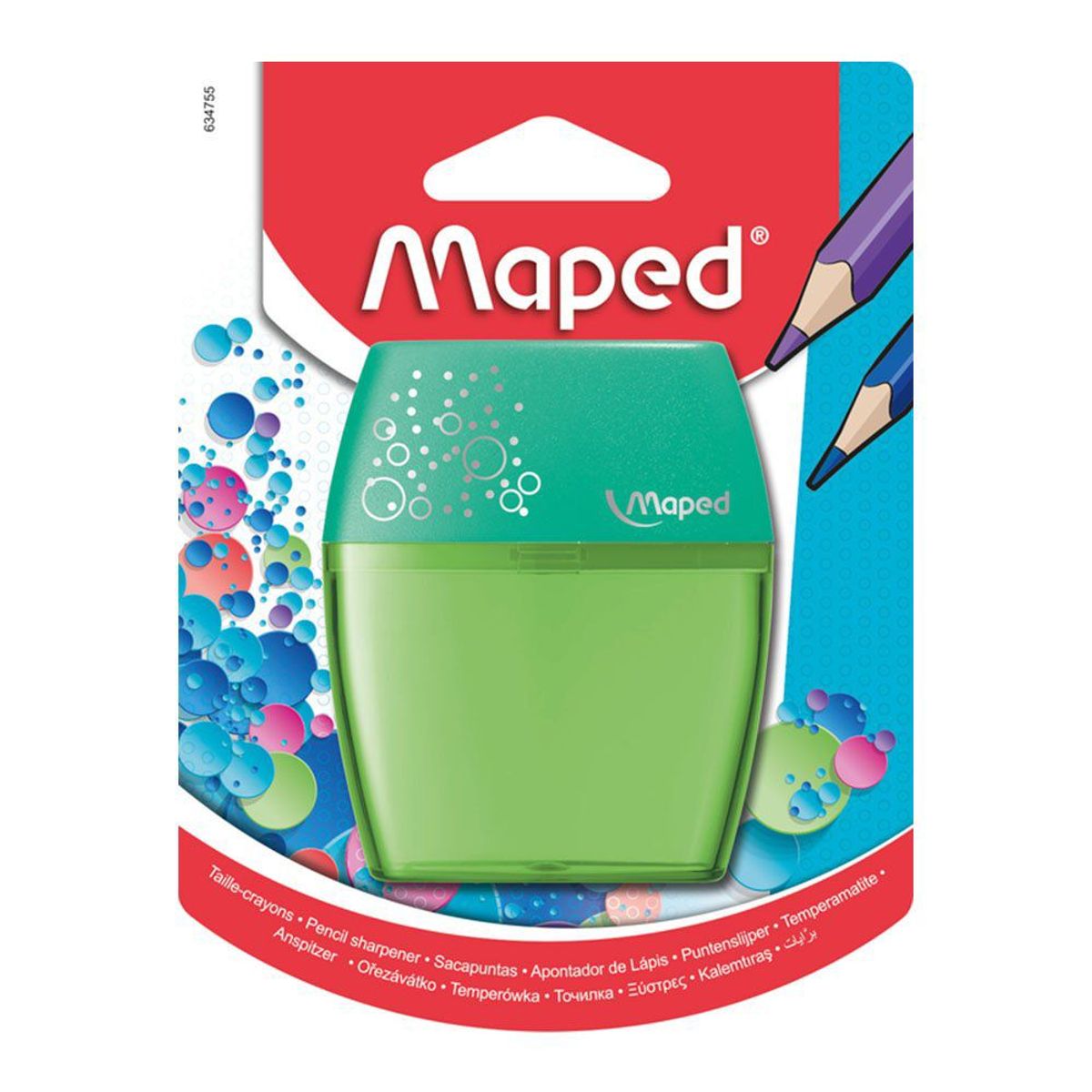 MAPED - Tajador Maped Shaker 2 Agujeros Con Depósito