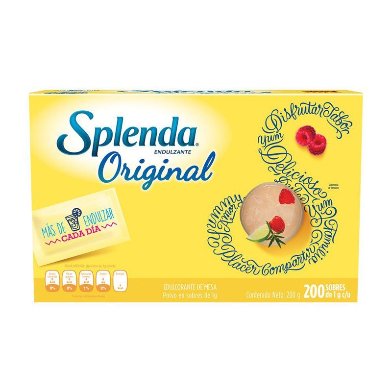 SPLENDA - Edulcorante Splenda Caja 200 Sobres