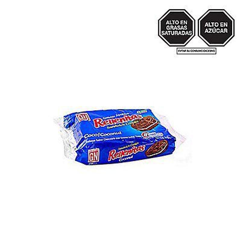 GN - Galleta Rellenitas Sabor de Coco GN 8 Unidades
