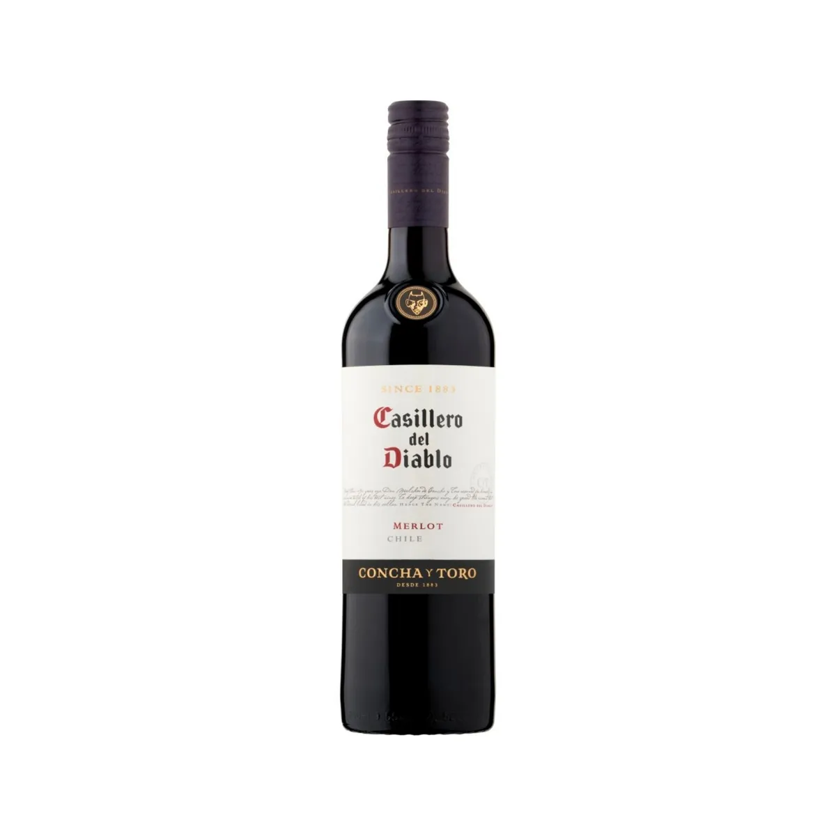 CASILLERO DEL DIABLO - Vino Tinto Merlot Casillero del Diablo Botella 750 mL