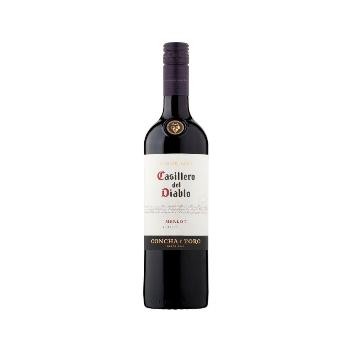 CASILLERO DEL DIABLO - Vino Tinto Merlot Casillero del Diablo Botella 750 mL