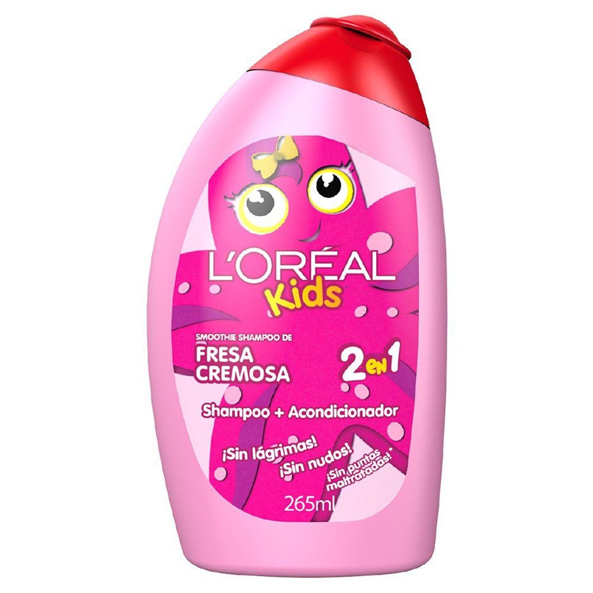 LOREAL KIDS - Shampoo Loreal Kids Smoothie Tono Fresa Botella 265 mL