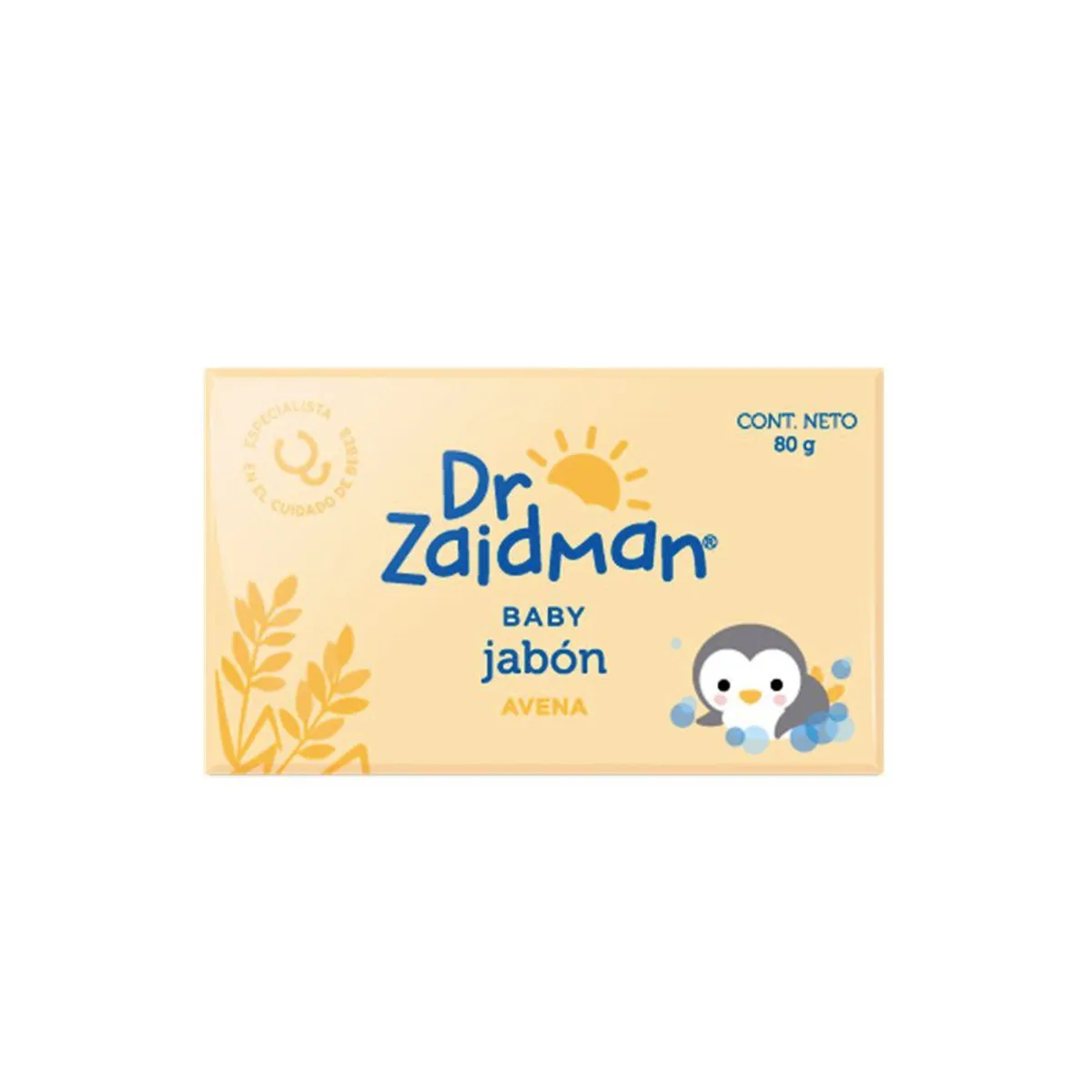 DR ZAIDMAN - Jabón para Bebés Dr. Zaidman Avena Empaque 80 g