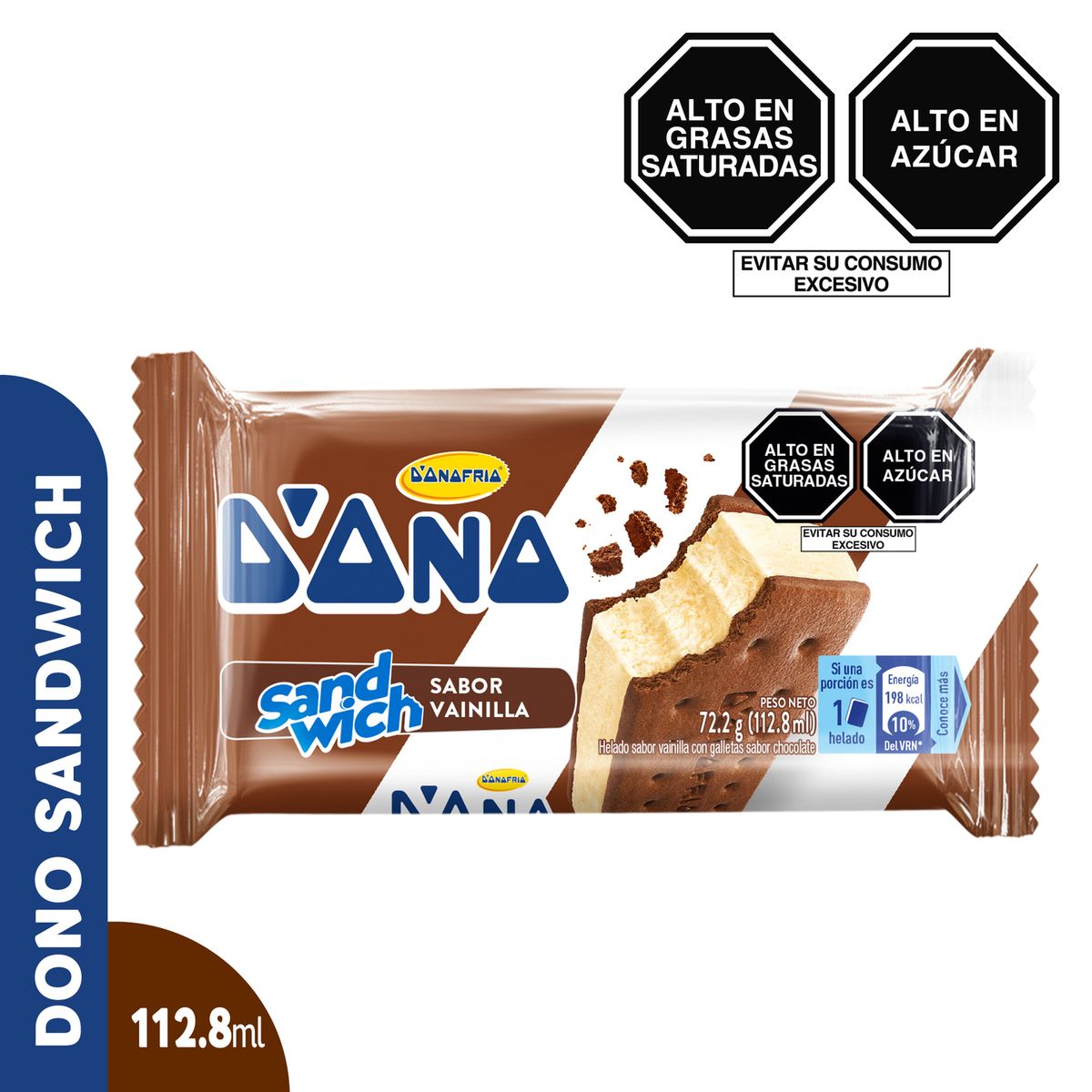 DONOFRIO - Sándwich Donofrio Vainilla Empaque 112.8 mL