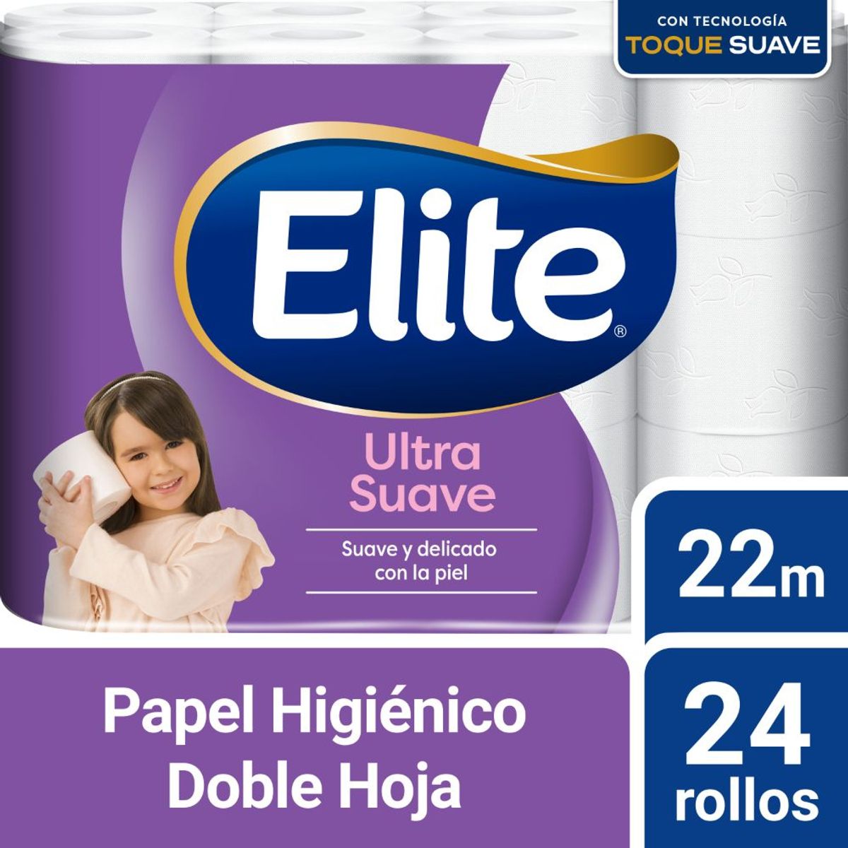 ELITE - Papel Higiénico Elite Ultra Doble Hoja Empaque 24 Und