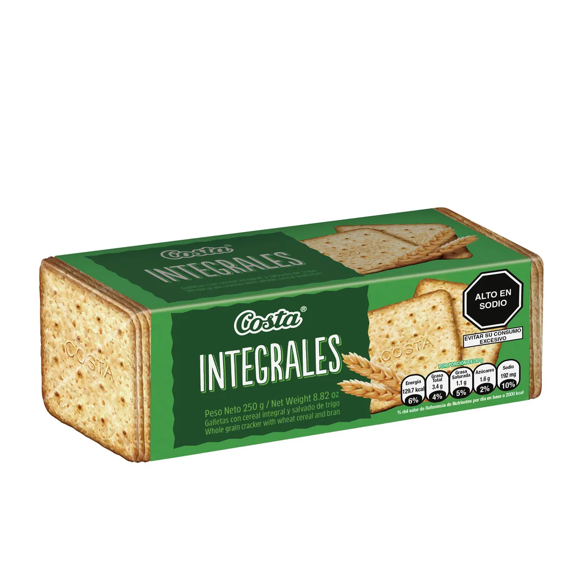 COSTA - Galletas Costa Integrales Empaque 250 g