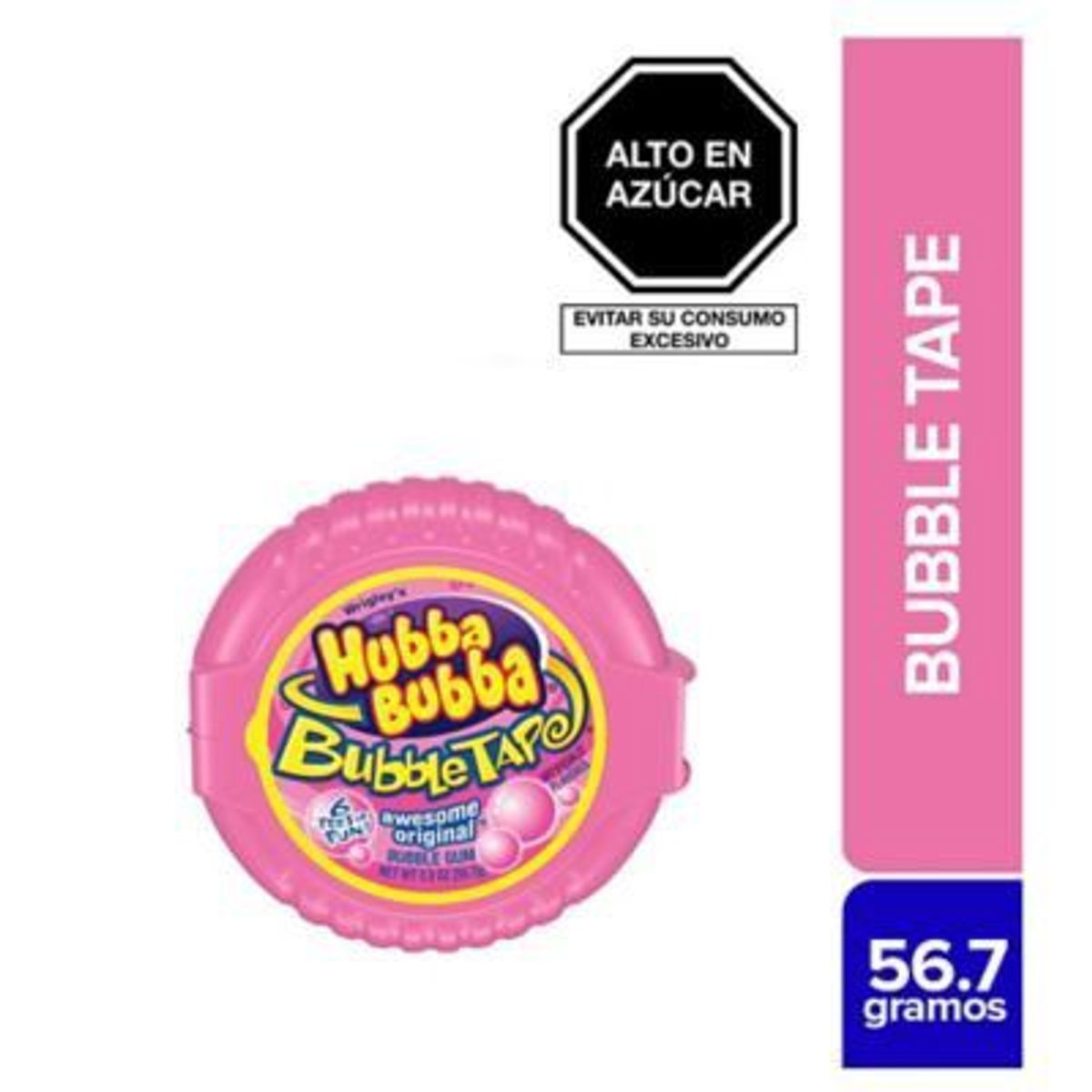 AMUROL - Goma de Mascar Bubble Tape Original Envase 56 g