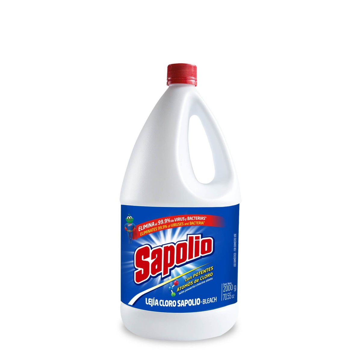 SAPOLIO - Lejía Sapolio Tradicional Botella 2 L