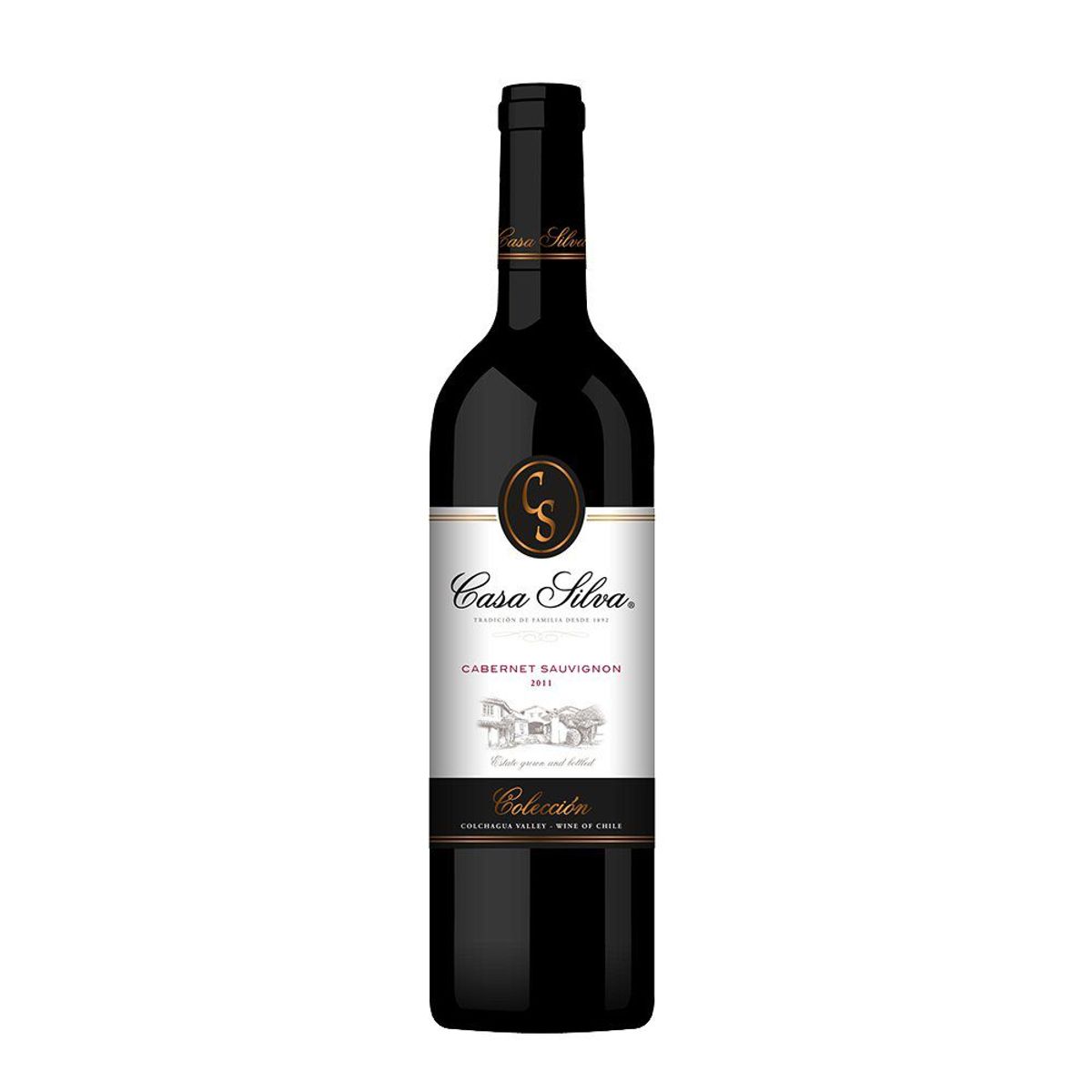 CASA SILVA - Vino Tinto Casa Silva Colección Cabernet Sauvignon Botella 750 mL
