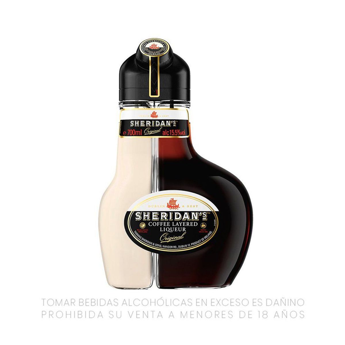 SHERIDANS - Licor Sheridans Coffee Botella 750 mL