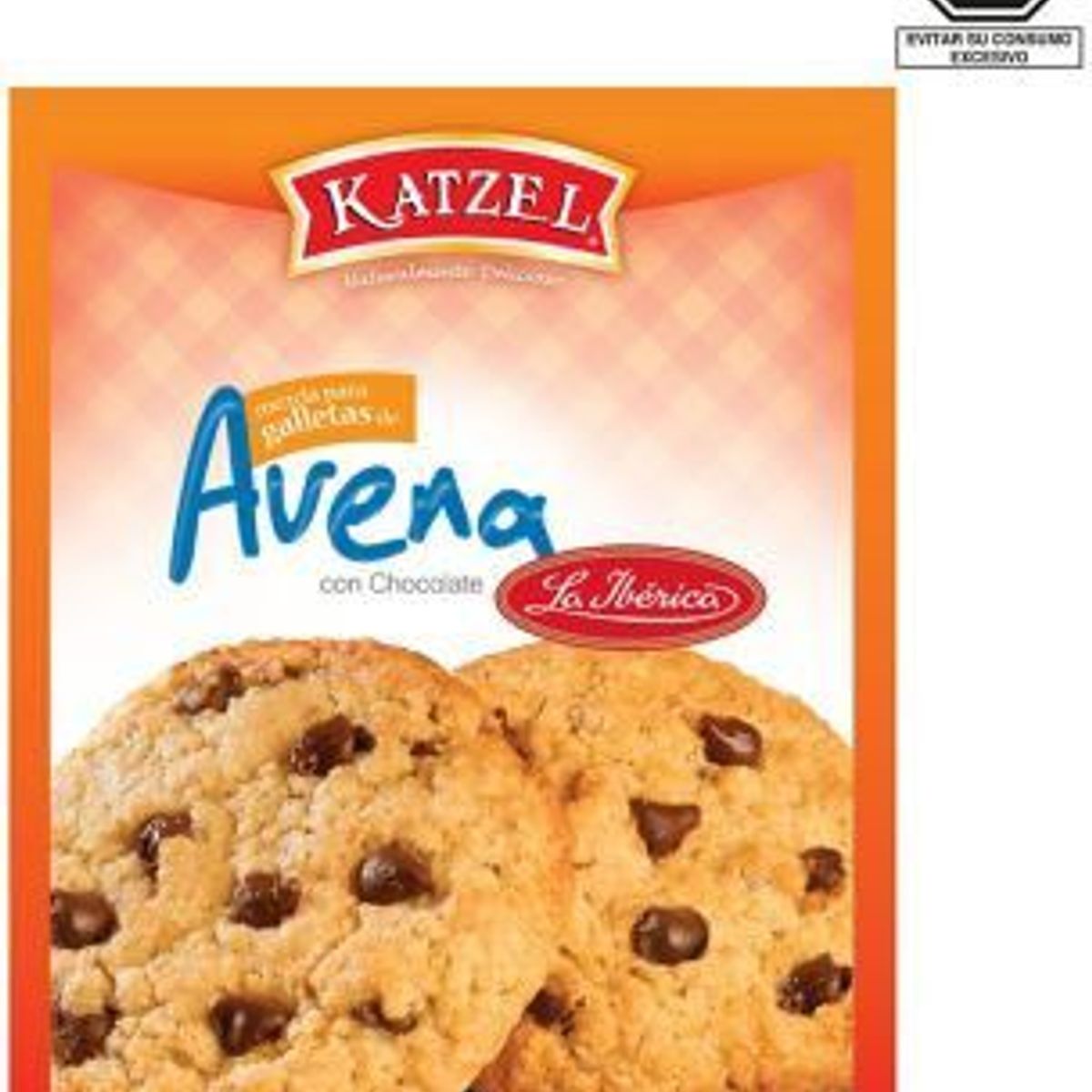 KATZEL - Mezcla para Galleta Avena con Chispas Chocolate Katzel Caja 430 g