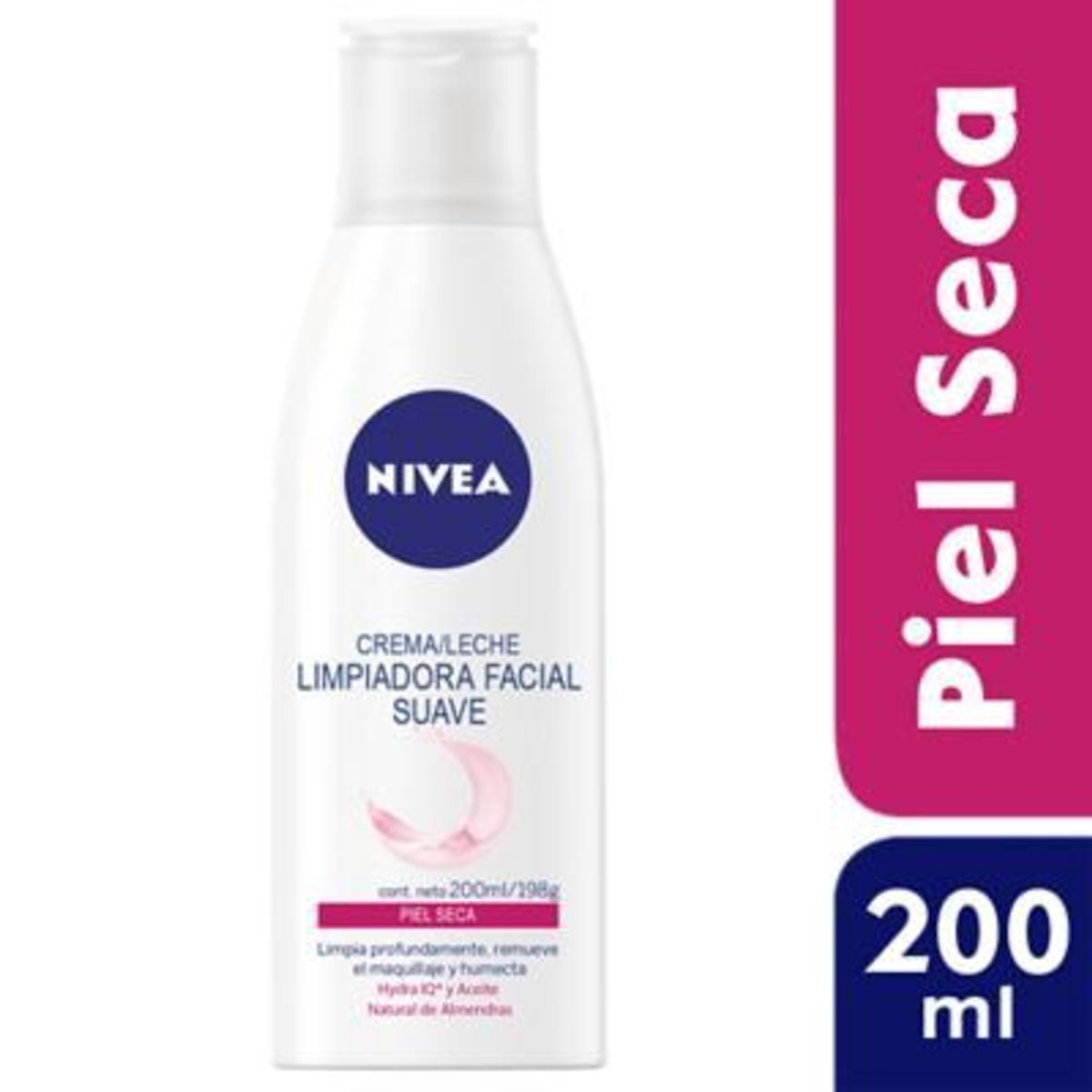 NIVEA - Limpiadora Facial Suave Nivea Piel Seca Envase 200 mL