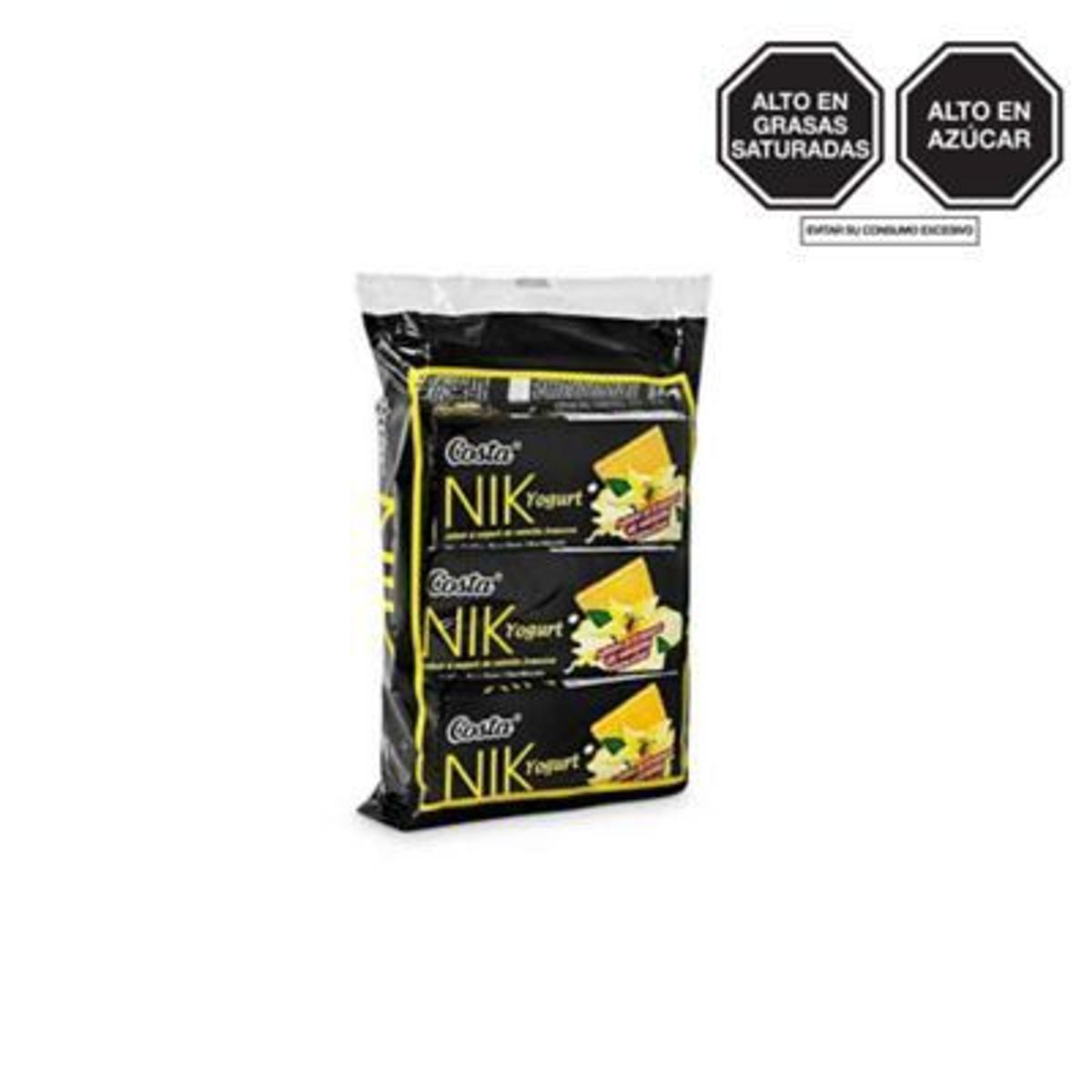 COSTA - Wafer Costa Nik Yogurt Vainilla Francesa Pack 6 Und