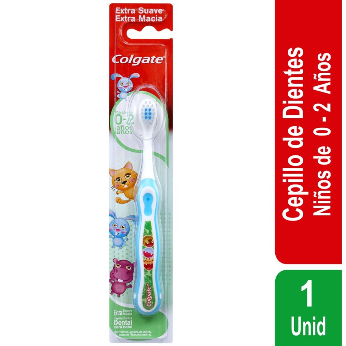 COLGATE - Cepillo Dental Colgate Kids 0 a 2 Años Extra Suave Empaque 1 Und