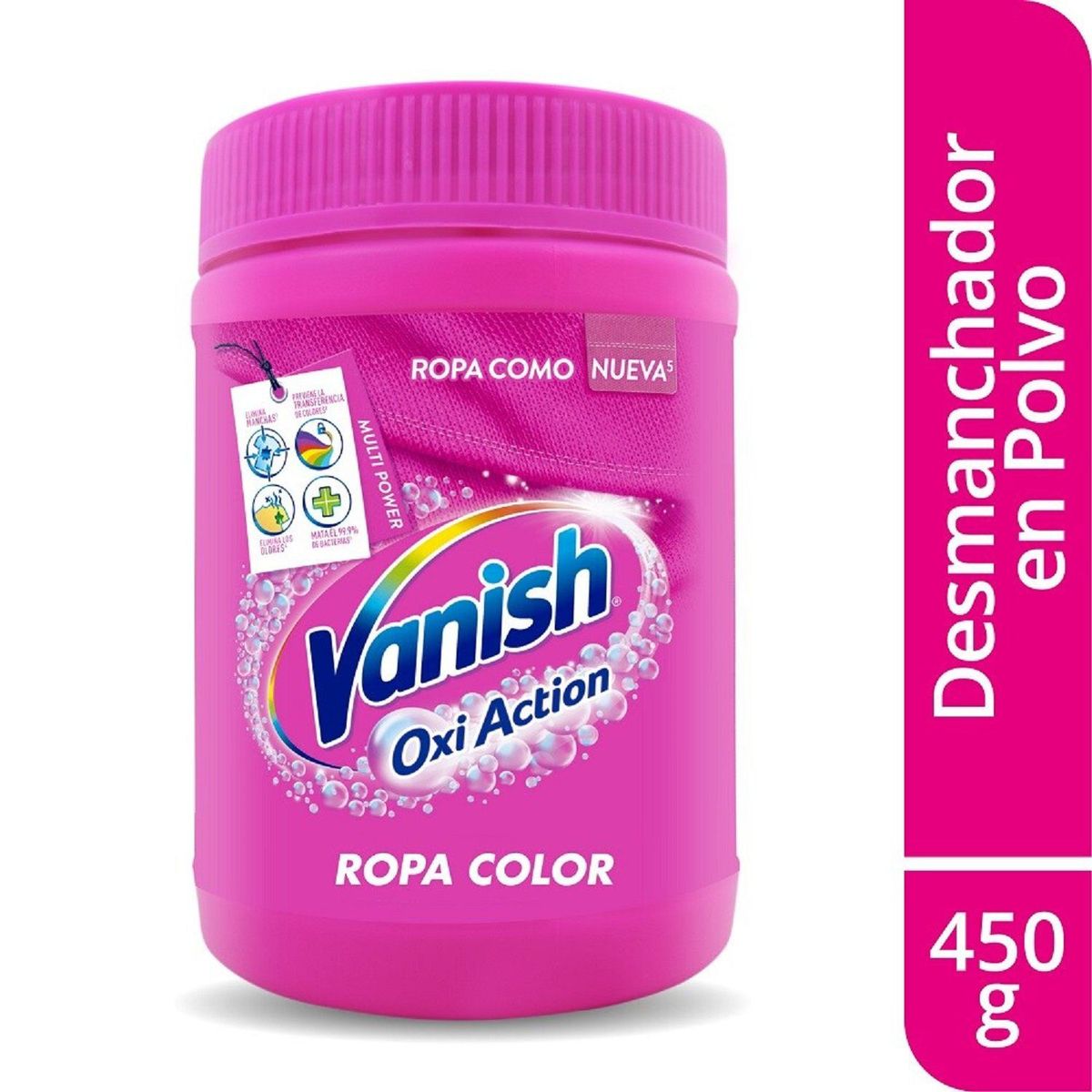 VANISH - Quitamanchas en Polvo Vanish Ropa Color Envase 450 g