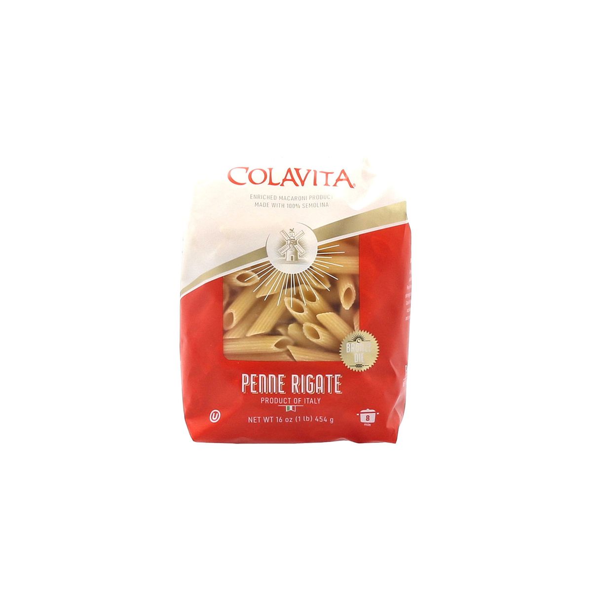 COLAVITA - Fideo Colavita Tipo Penne Rigate Bolsa 500 g