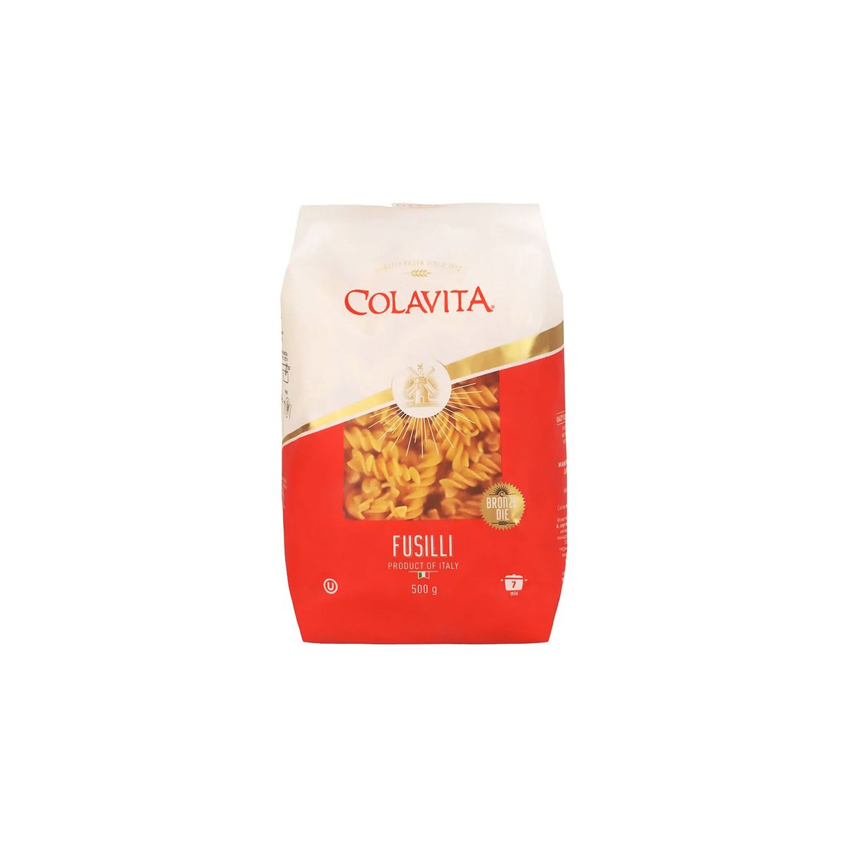 COLAVITA - Fideo Colavita Tipo Fusilli Bolsa 500 g