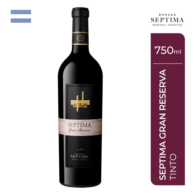 SEPTIMA - Vino Tinto Reserva Séptima 14.8° Botella 750 mL