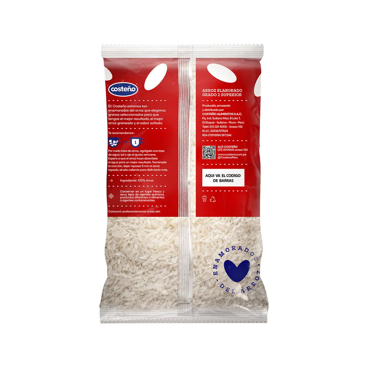 COSTENO - Arroz Superior Costeño Bolsa 750 g