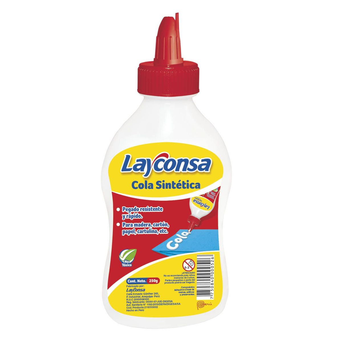 LAYCONSA - Cola Sintética Layconsa Dispensador Envase 250 g