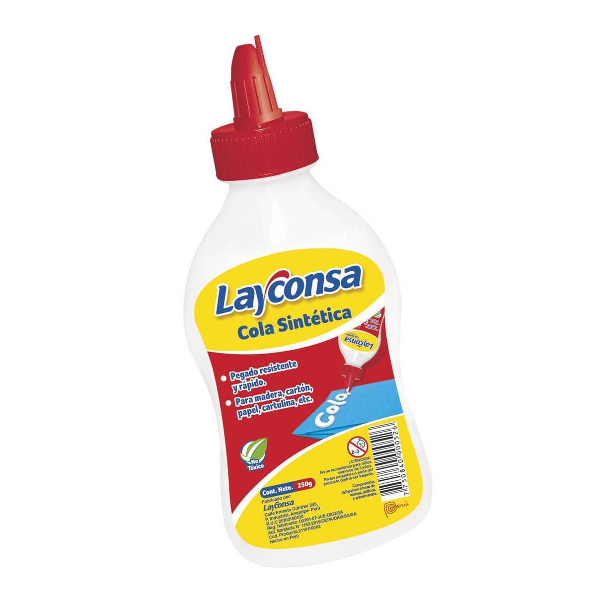 LAYCONSA - Cola Sintética Layconsa Dispensador Envase 250 g
