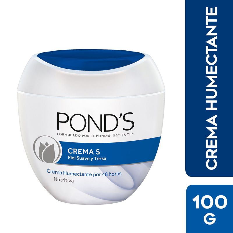 PONDS - Crema Facial Ponds Humectante Piel Suave Tersa Envase 100 g