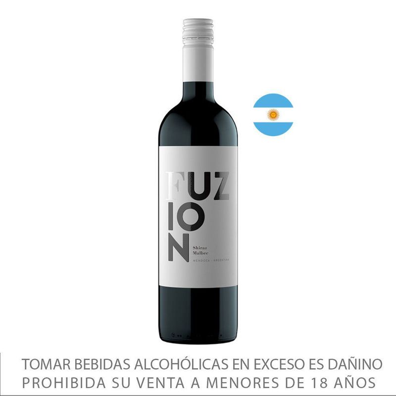 ZUCCARDI - Vino Zuccardi Fuzion Syrah Malbec Botella 750 mL