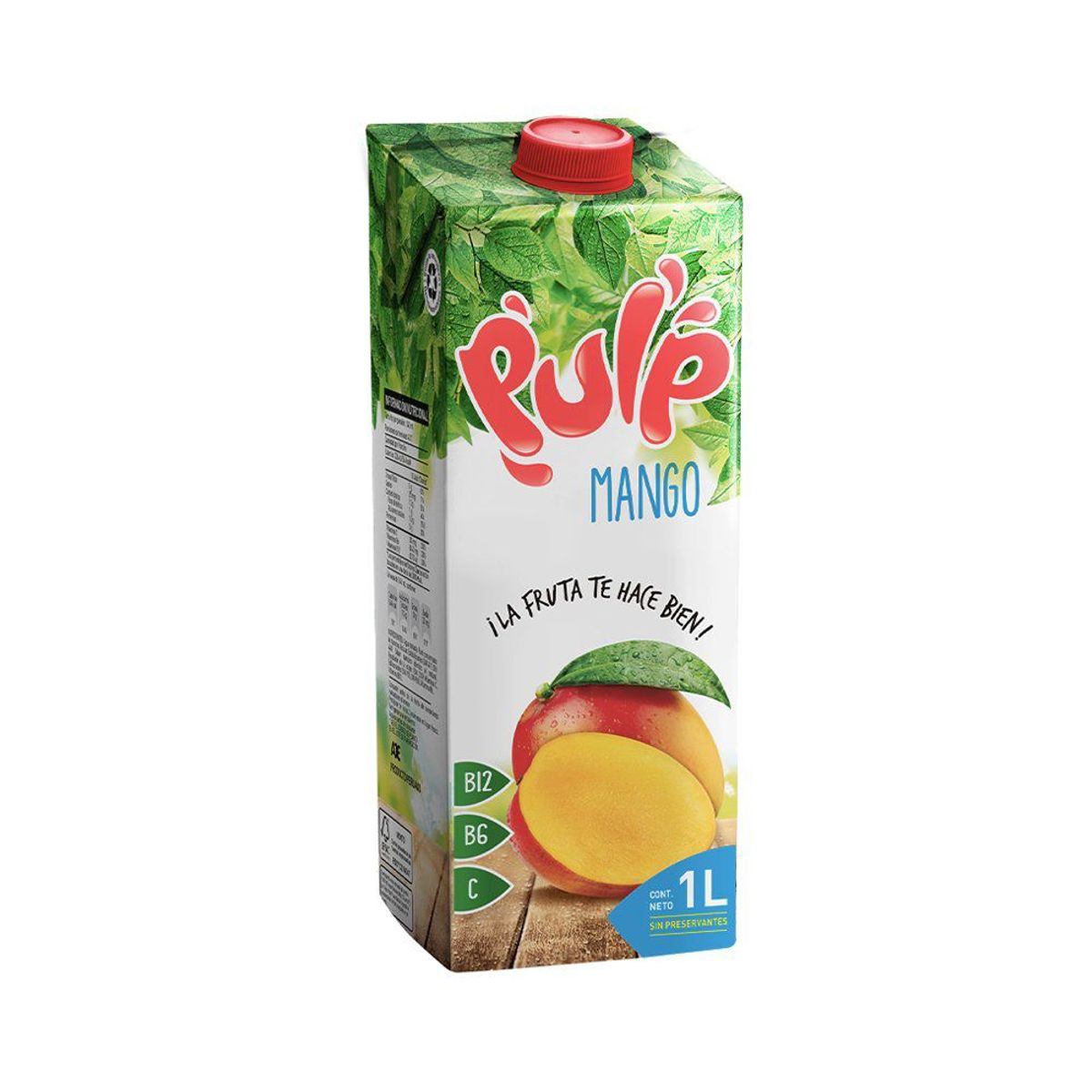 PULP - Bebida Pulp Sabor Mango Botella 1 L