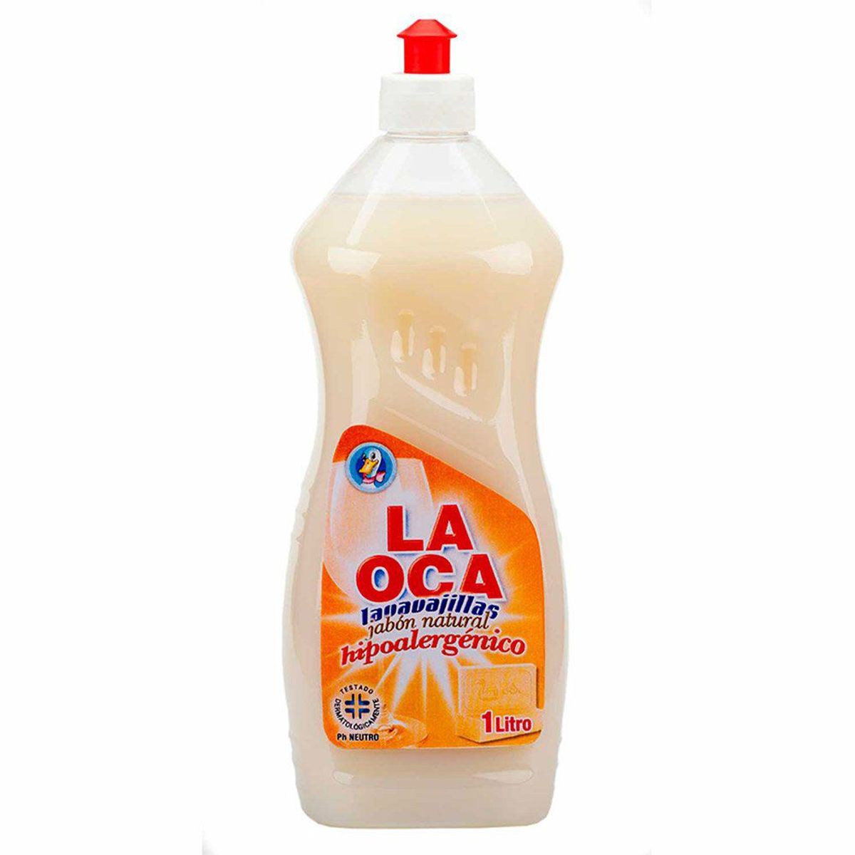 LA OCA - Lavavajilla Líquido La Oca Jabón Natural Envase 1 L